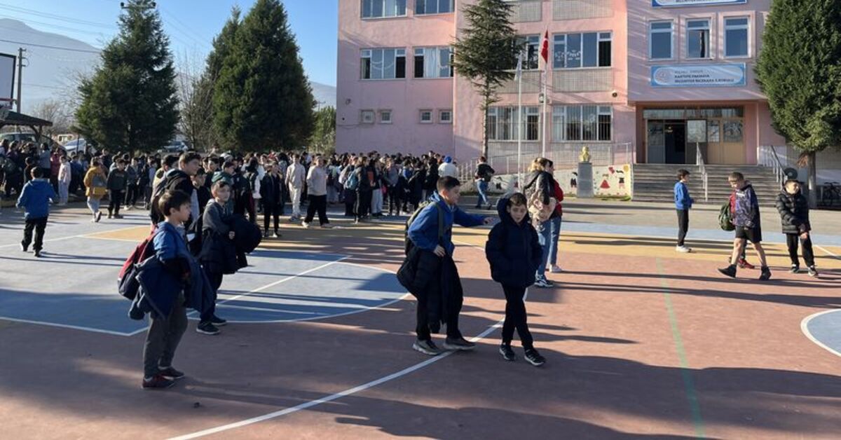 Okulda panik! Kazan dairesinde yangın çıktı