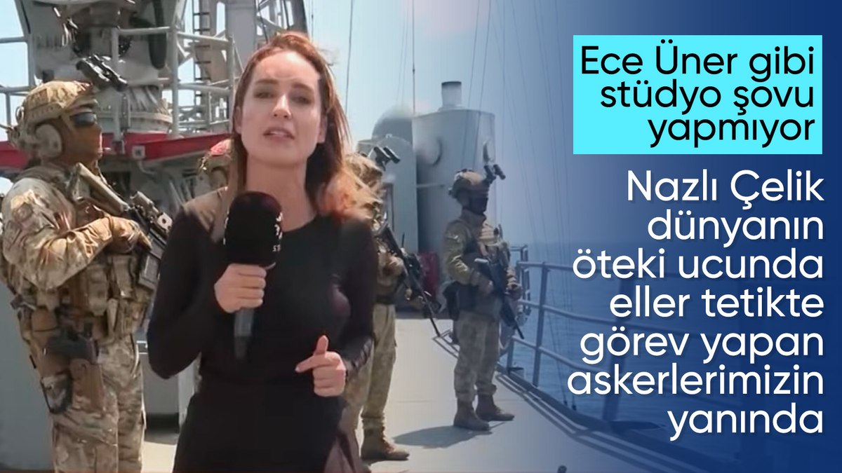 Türk donanması Hint Okyanusu’nda: Nazlı Çelik, TCG Gediz Fırkateyni’ni ziyaret etti