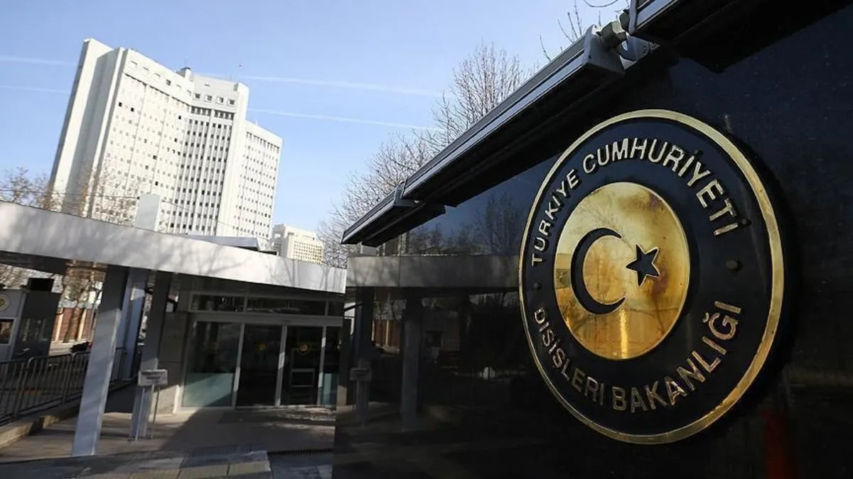 Dışişleri Bakanlığı’ndan ABD’ye taziye mesajı
